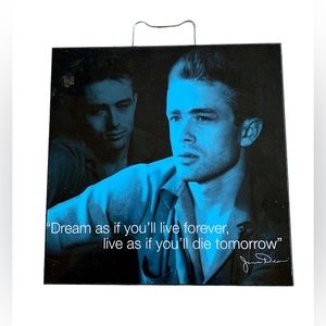James Dean picture with quote